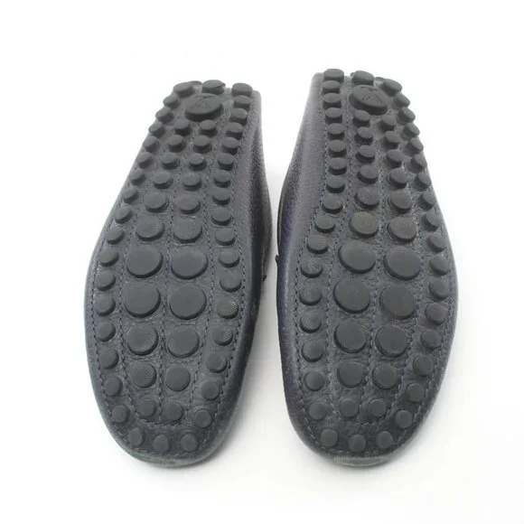 LOUIS VUITTON casual shoes leather Navy Used mens size - Picture 4 of 11